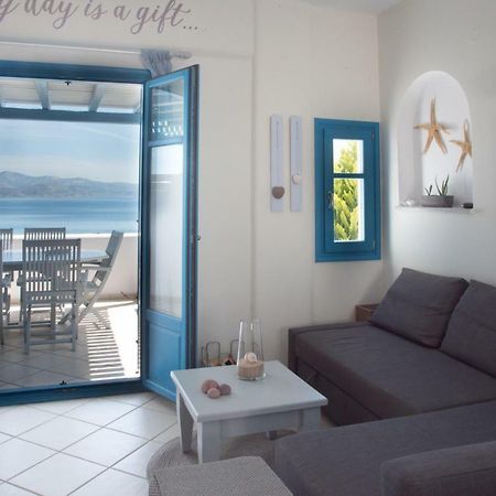 Willa Just Blue With Amazing Sea Views In Piso Livadi Zewnętrze zdjęcie
